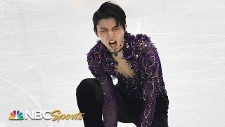 Yuzuru Hanyus excellent Grand Prix Final free skate  NBC Sports [upl. by Hesler]