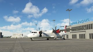 MSFS 2020 ATR 72600 startup [upl. by Linneman230]