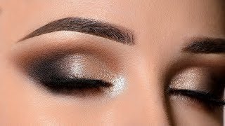 GLAM Smokey Eye  New Years Eve Makeup Tutorial [upl. by Rahab]