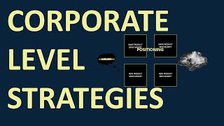 Corporate Level Strategies Explained With Examples  Strategic Management Series [upl. by Sawyer618]