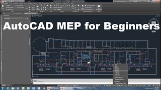 AutoCAD MEP Tutorial for Beginners [upl. by Airdnaed]