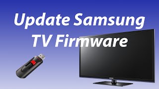 How To Upgrade Software Version on a Samsung TV NonSmartTV [upl. by Neffirg]