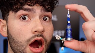 Worlds Smallest Vs Tallest Electric Toothbrush [upl. by Ecyned]