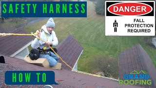 Rooftop Safety  Safety Harness  DIY Guardian Fall Protection [upl. by Esau]