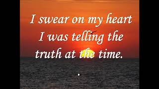 Baby I Lied with lyrics by Deborah Allen [upl. by Admama]