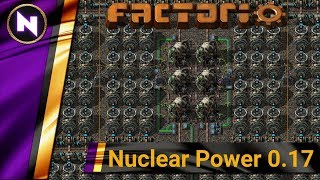 Nuclear Power Tutorial  Factorio Engineering [upl. by Dlorej]