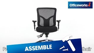 Professional Ergonomic Chair Assembly Instructions [upl. by Odnalor]