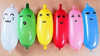 Making Slime With Funny Balloons  Slime Videos [upl. by Born]