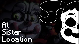 FNAF Sister Location song  At Sister location Lyric Video [upl. by Nivej386]