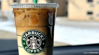 HOW TO MAKE A STARBUCKS ICED CARAMEL MACCHIATO LATTE [upl. by Mulford]