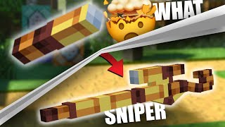 Turning The New Spyglass into Sniper Rifle in Minecraft Bedrock 117  Command Block Tutorial [upl. by Eimirej212]