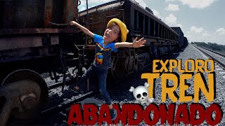 Exploro TREN ABANDONADO y Recorro sus VAGONES [upl. by Wendell]