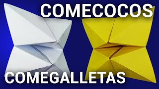 Como hacer un Comecocos Come Galletas Adivinador o Sacapiojos de papel  Ideas Creativas DIY [upl. by Sirc]