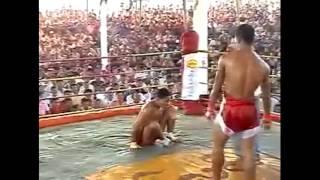 Brutal Burma vs Muay Thai fight no gloves [upl. by Ahselef]