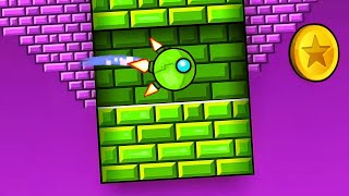 Some Swing Copter Gameplay  Geometry Dash [upl. by Aztirak]