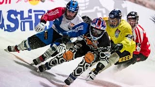 High Speed Ice Cross Downhill Racing in Helsinki [upl. by Eitten]