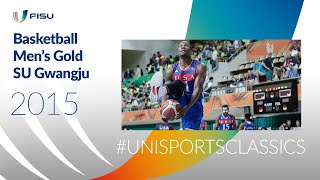 GER vs USA Mens Basketball Gold Medal Game SU Gwangju 2015 UniversitySportsClassics [upl. by Clifford867]