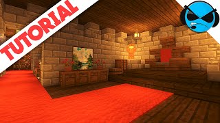 How To Build A Castle Minecraft Tutorial  Medieval Castle Part 9 [upl. by Noram]