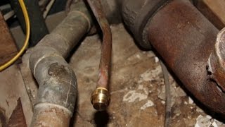 Disconnecting Water Pipes Before A Remodel [upl. by Dwain]