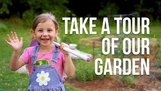 Gardening with Kids  The Garden Tour [upl. by Eycats]