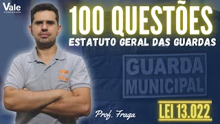 100 QUESTÕES  LEI 13022 ESTATUTO GERAL DAS GUARDAS 03 [upl. by Scarrow519]