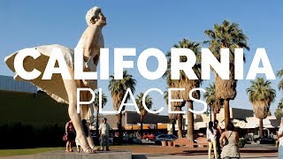 10 Best Places to Visit in California  Travel Video [upl. by Yrrok354]