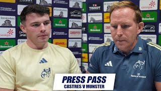 Press Pass  Castres v Munster [upl. by Xel]