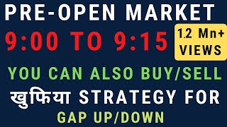 What is Pre Opening Session in Stock Market  How to trade in Pre Open Market [upl. by Sherye963]