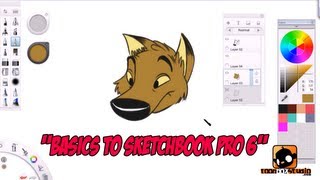 Basics to Sketchbook Pro 6 for Beginners Tutorial [upl. by Havener819]