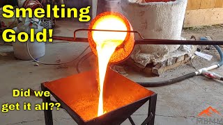 Smelting and Refining Gold From Tailings [upl. by Navad]