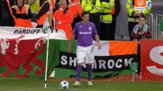 Shamrock Rovers vs Real Madrid  highlights 21072009 [upl. by Ydnarb922]