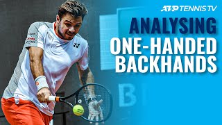 Analysing ATP Tennis Players OneHanded Backhands [upl. by Mihsah]