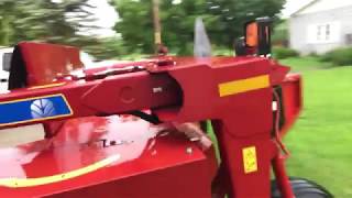 New Holland H7230 Discbine Maintenance [upl. by Bollay7]