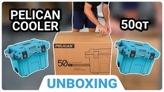 Pelican Cooler Unboxing  50QT [upl. by Vitale]