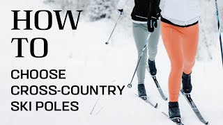 How To Choose CrossCountry Ski Poles  Salomon HowTo [upl. by Mode]