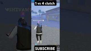 1vs4 clutch 🔥😎 PARAFAL freefire viral shots popular trending [upl. by Tenenbaum]