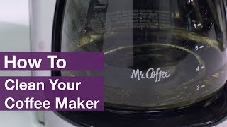 How to Clean Mr Coffee® Coffee Makers [upl. by Akehsal]