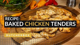 Easy and Quick Baked Chicken Tenders [upl. by Atiek183]