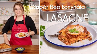 Gáspár Bea bolognai lasagne receptje  Mindmegettehu [upl. by Raimes968]