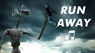 SIREN HEAD  RUN AWAY SONG ► Horror Skunx [upl. by Annaegroeg]