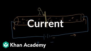 Current  Introduction to electrical engineering  Electrical engineering  Khan Academy [upl. by Ahsenom]