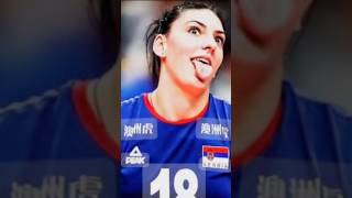 Tijana Bošković Serbian volleyball playershortsvideo [upl. by Htur799]