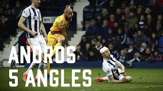 Andros Townsends solo goal v West Brom 04032017 [upl. by Balas]