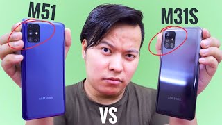 Samsung M51 Unboxing amp Comparison with Samsung M31s  Smart Choice 🤔🤔 [upl. by Jasisa]