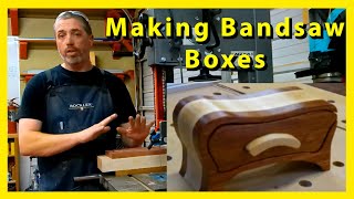 Woodworking Making Bandsaw Boxes [upl. by Nauqas706]