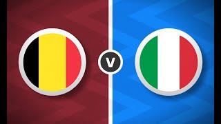 🔴 LIVE  BELGIUM VS ITALY  UEFA NATIONS LEAGUE [upl. by Cohby357]