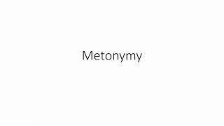 Metonymy [upl. by Wearing]