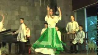 PANDANGGO RINCONADA  Philippine Christmas Folk Dance from Nabua Camarines Sur [upl. by Aivin]