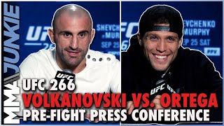 UFC 266 Volkanovski vs Ortega prefight press conference  LIVE [upl. by Linda840]