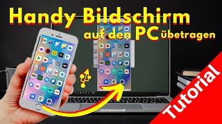 Handy auf PC übertragen  Fernsteuern mit USB  Tutorial 2021 [upl. by Ednutey176]